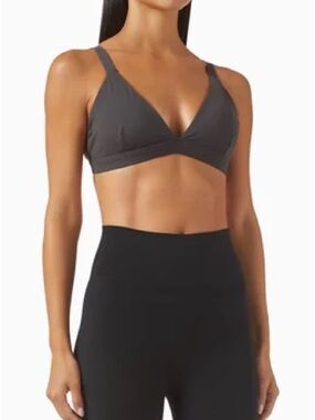 Adanola dark grey triangle bra